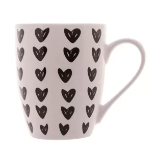 CANECA DE PORCELANA CUTE HEARTS 350ML
