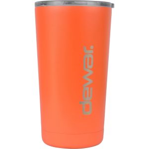 COPO TERMICO COM TAMPA DEWAR 473 ML CORAL