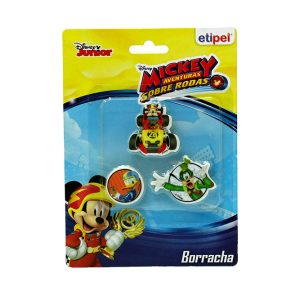 BORRACHA 3PCS MICKEY