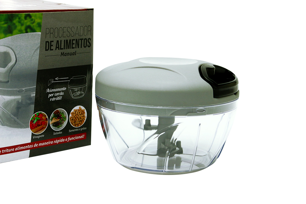 PROCESSADOR MANUAL DE ALIMENTOS 3 LÂMINAS – CORES SURTIDAS - Image 4