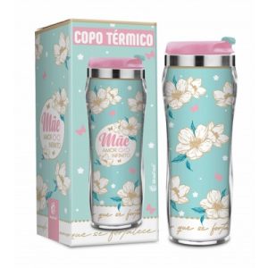 COPO PLASTICO INOX TEMAS NEW MÃE AMOR INFINITO